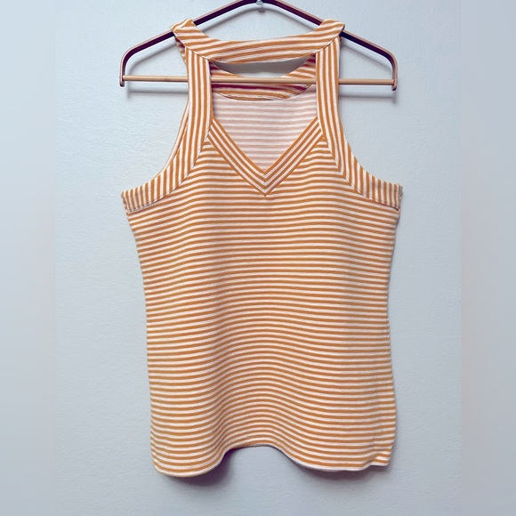 Anthropologie Deletta Isa Striped Tank Top, Sz L - Picture 2 of 7